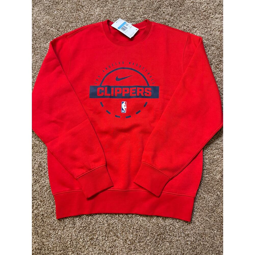 NWT Nike NBA Los Angeles Clippers Spotlight Crewneck Basketball Mens Size Medium